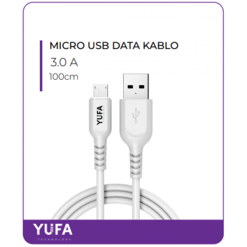 3.0 A MİCRO TO USB DATA VE ŞARJ KABLOSU