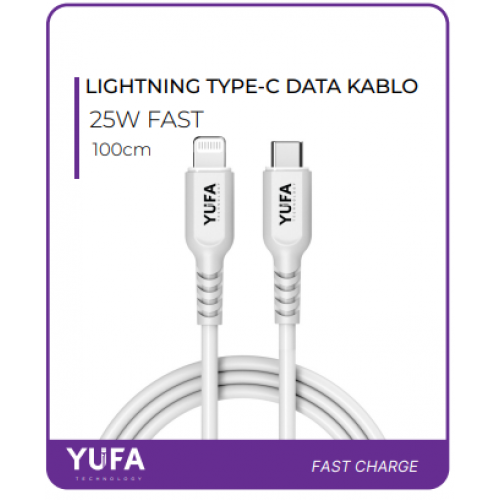 25 W LIGHTNING TO TYPE-C ŞARJ KABLOSU